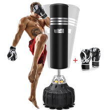 Load image into Gallery viewer, Dripex Freestanding Punching Bag with Stand 70''-182lbs Heavy Boxing Bag with Gloves for Adult Youth Kids - Men Stand Kickboxing Bag for Home Office, with Gloves
