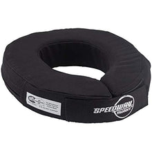 Load image into Gallery viewer, Speedway Motors Fire Retardant Cotton Neck Brace, Black, SFI 3.3-1 Certified, Universal Fit with Hook and Loop Closure, 2.25" Thick Foam Padding, Reduces Neck Fatigue in Long Races
