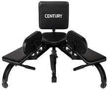 Load image into Gallery viewer, Century Versaflex 2.0 Stretching Machine Black | Heavy-Duty Steel Construction with Supportive Backrest | Adjustable Leg Stretch Trainer for Flexibility, Splits &amp; Range of Motion | Home Gym Equipment
