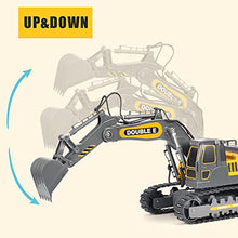 Load image into Gallery viewer, DOUBLE E Remote Control Excavator Toy Construction Toys Tractor Rechargeable Battery

