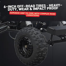 Load image into Gallery viewer, 48V Electric Off-Road Go Kart Adults/Kids - 1500W Motor 12-37MPH, 8&#39;&#39; Alum Wheels (Black)
