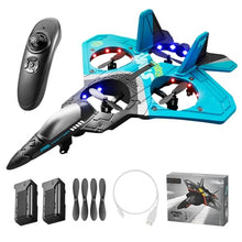Load image into Gallery viewer, V17 Remote Control Airplane Foam RC Planes for Kids Adults 8-16, RC Fighter Jet
