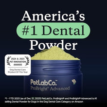 Load image into Gallery viewer, PetLab Co. ProBright Advanced Dental Powder, Medium Sized Dogs, 30 Scoops
