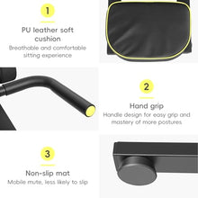 Load image into Gallery viewer, Hiborth Mini Inversion Table, Spinal Decompression Machine for Back Pain Relief, 330 lbs Weight Capacity, Foldable Back Stretcher for Home Gym, Inversion Equipment for Full Body Relaxation Black
