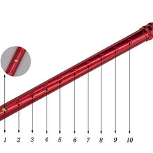 Load image into Gallery viewer, Lightweight Foldable Forearm Crutch, Aluminum Walking Stick,Height Adjustable, Ergonomic Handle with Comfortable Grip 2ZG-02BM (Red)
