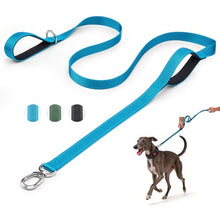Load image into Gallery viewer, Heavy Duty Dog Leash with Easy Lock Metal Clip, Reflective, Padded Handle - Durable 4ft 8ft Walking Training Leash for Large, Medium, Small Dogs, Jogging, Hiking, and Outdoor Use (Blue, 6 FT)
