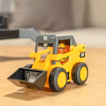 Load image into Gallery viewer, Cat Construction Workforce Jumbo Tower Crane Set, 50-Inch RC Crane Toy with 360-Degree Rotation, Hook and Wrecking Ball, Light, Skid Steer and 4" Figure, USB Rechargeable, Ages 5+
