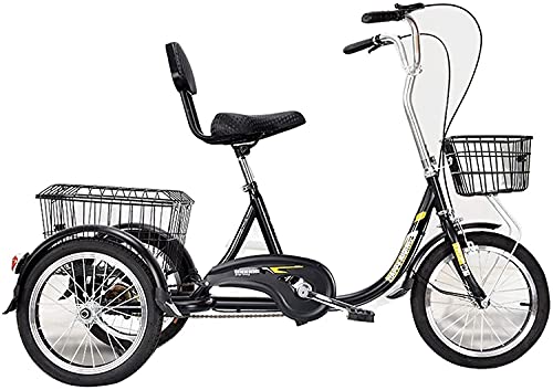 Adult Tricycle - 3 Wheel Bikes for Adults Shopping 16 Inch Adult Tricycle 3 Wheel Bike with Large Basket Seniors Trike