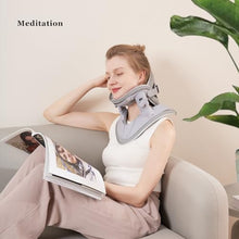Load image into Gallery viewer, Cervical Neck Traction Device, Adjustable Cervical Traction Device with 3 Power Traction, 8 Airbag Support for Neck Pain Relief Neck Stretcher Air Pump Neck Brace
