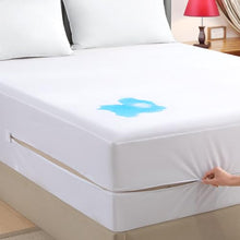 Load image into Gallery viewer, Zippered Mattress Encasement California King, Waterproof Zipper Mattress Protector, Breathable, Noiseless, Machine-WashableCal King Zip Mattress Cover?Fitting 7" - 15" Deep Mattress
