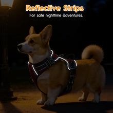 Load image into Gallery viewer, No Pull Dog Harness, No-Choke Soft Padded Reflective Dog Vest Harness with Front Clip &amp; Top Handle, 2 Quick-Release Buckles, Adjustable for Small Medium Large Dogs
