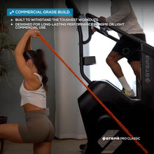 Load image into Gallery viewer, STEPR PRO Classic Stair Master with LED Touchscreen, Commercial Grade Stairmaster Machine for Home, 190 Steps/Min, Resistance Band Attachments, 400 lb Capacity
