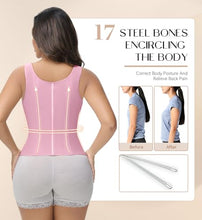 Load image into Gallery viewer, SHAPSHE Waist Trainer for Women Corset Shapewear Belt Body Shaper Vest- Pink L
