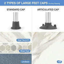 Load image into Gallery viewer, TABEKE Toilet Safety Rails for Seniors, Adjustable Height &amp; Width Toilet Safety Frames with Handles, Foldable Toilet Rails for Disabled Elderly Fit Most Toilets (w. Suction Cups)

