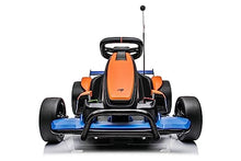 Load image into Gallery viewer, Best Ride On Cars Officially Licensed McLaren GoKart 24V for Ages 6 and Up - Electric Go Kart, Black/Orange, Large
