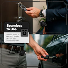 Load image into Gallery viewer, ClutchLoop Anti-Theft Phone Tether - Universal Adhesive Anchor, Retractable Steel Line and Locking Carabiner - Secure for Travel, Festivals, Content Creation &amp; Daily Protection.
