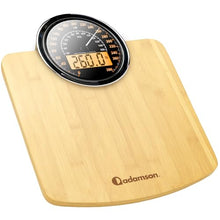 Load image into Gallery viewer, Thick Tempered Glass - Extra Large Display - Easy to Read Digital Bathroom Scale - New - Wood
