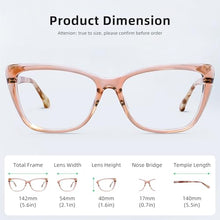 Load image into Gallery viewer, DOERAYM Blue Light Glasses for Woman: Amber Tint Reading Glasses for Night Shift Nurses &amp; Office Workers
