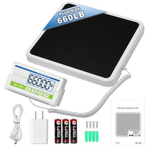Load image into Gallery viewer, Medical Scale for Body Weight, 660lb Medical Grade Floor Scale
