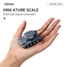Load image into Gallery viewer, BRRRRT1/64 Remote Control Military Vehicles with Infrared Shoot,Mini RC Tank with 330° Rotating Turret and Sound
