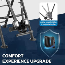 Load image into Gallery viewer, YOLEO Gravity Inversion Table for Back Pain Relief 2026 New Inversion Table w/Lumbar Support Easy to Assemble Back Stretcher Machine 300 lbs (Grayish Blue)
