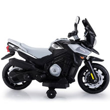 Load image into Gallery viewer, 12V Electric Motorcycle for Kids Ride on Toys Motorbike Battery Powered Off-Road Dirt Bikes, Silver
