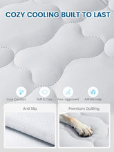 Load image into Gallery viewer, Mora Pets Dog Cooling Mat Pet Cooling Pad for Large Dogs &amp; Cats Q-Max>0.5, Breathable Washable Self Cool Dog Mat for Indoor Floors, Crate, Sofa &amp; Outdoor Use, Non Gel Summer Ice Silk Cold Pad L 41x28

