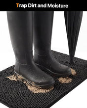 Load image into Gallery viewer, Dog Door Mat for Muddy Paws, 24"x60" Soft Chenille Absorbent Front Door Mat
