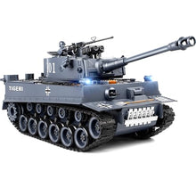 Load image into Gallery viewer, Supdex 1:18 RC Tank That Shoot BBS, 2.4G WW2 German Tiger I Remote Control Tank Model Toys, Army Toy with Smoke
