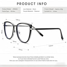 Load image into Gallery viewer, DOERAYMI Blue Light Glasses For Woman,Computer Blue Light Blocking Glasses,Fashion Accessories with Anti-Glare,UV Protection,Screen Fatigue Relief
