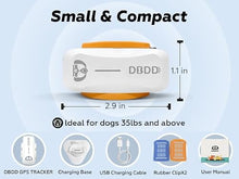 Load image into Gallery viewer, DBDD Smart GPS Tracker for Dogs - Real-Time Location &amp; AI Health Assistant, Waterproof Electronic Fence Collar for Escape
