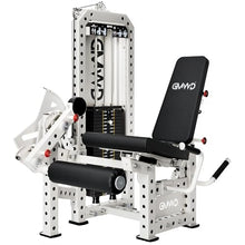 Load image into Gallery viewer, GMWD Leg Extension and Curl Machine with 255LB Weight Stack, Adjustable Seated Leg Extension and Lying Leg Curl Machine with 1:2 Ratio, Leg Workout Equipment with Band Pegs, White

