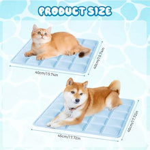 Load image into Gallery viewer, linseyCove Dog Cooling Mat, 2026 Upgraded Cool Gel Mat with Long-Lasting Cool, Waterproof Fabric Portable Cooling Pad for Pets, Pressure-Resistant &amp; Foldable Summer Mat for Indoor/Outdoor Use (Pink)
