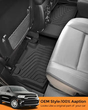 Load image into Gallery viewer, for Dodge Durango Floor Mats: 2016-2026 6-Seater Car Accessories, All-Weather TPE Rubber Backrest mats &amp; Cargo Liner &amp; Carpets Custom Fit for Durango 2025 2024 2023 2022 2021 2020 2019 2018 2017

