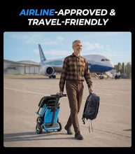 Load image into Gallery viewer, PAISEEC L5 Mobility Scooter 32 lbs Ultra Lightweight, One-Step Folding Mobility Scooter, Electric Scooter with PAI Safety System, Airline Approved Mobility Scooter for Seniors (Blue, 15 Miles)

