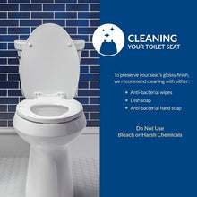 Load image into Gallery viewer, Bemis Assurance 3" Raised Toilet Seat for Seniors, Therapist Preferred for Safety, Secure Hinges, Clean Shield Guard, Elongated, White
