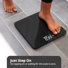 Load image into Gallery viewer, Greater Goods AccuCheck Digital Scale for Body Weight - Accurate Digital Bathroom Scale with High-Precision Sensors, Large Easy-to-Read Backlit Display, 400 lb Capacity, Auto Step-On (Black)
