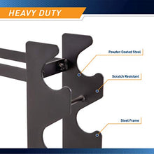 Load image into Gallery viewer, Marcy Compact Dumbbell Rack Free Weight Stand for Home Gym DBR-56 , Black, 20.50 x 8.50 x 27.00 inches
