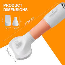 Load image into Gallery viewer, 3-in-1 Pet Hair Dryer &amp; Slicker Brush for Dogs &amp; Cats – Portable, Professional, Adjustable Temp, Overheat Protection Dog Hair Dryer (pink)
