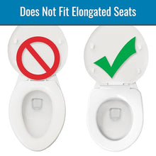 Load image into Gallery viewer, HealthSmart Enhanced Comfort 5" Raised (Round) Toilet Seat Risers for Seniors 5 Slip Resistant Pads
