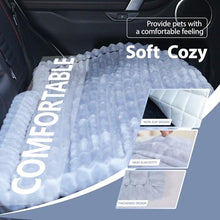 Load image into Gallery viewer, Dog Car Seat Waterproof Bed Cover Non-Slip Car Back Seat Soft and Comfortabl Pet Bed Mat Car Blanket for Travel Backseat Extender Seat Covers Dog Bed for Cars Trucks and SUVs (Light Grey 23.6” x 51”)
