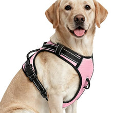 Load image into Gallery viewer, No Pull Dog Harness, No-Choke Soft Padded Reflective Dog Vest Harness with Front Clip &amp; Top Handle, 2 Quick-Release Buckles, Adjustable for Small Medium Large Dogs
