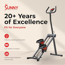 Load image into Gallery viewer, Sunny Health &amp; Fitness Smart Foldable Stair Climber with Balance-Assist Cords - SF-S025005
