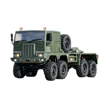 Load image into Gallery viewer, HOBBYPLUS Helidirect 1/18 RC Crawler CR18P Terranaut 8x8 RC Truck Remote Control Car w Full-Lock 8WD RTR Active All-Wheel Steering, 2-Speed Transmission, Recovery Winch, LED Lights (Green)
