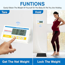 Load image into Gallery viewer, Helsevesen Professional Medical Bariatric Scale, 660 lb/300 kg Capacity, Wireless Digital Bathroom Scales, Low-Profile Heavy Duty Bariatric Scale with Anti-Slip Rubber Mat (DR660WL)
