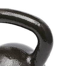 Load image into Gallery viewer, Amazon Basics Cast Iron Kettlebell for Strength Training, Wide Handle, 60 Pounds, Black
