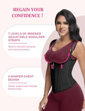Load image into Gallery viewer, SHAPSHE Waist Trainer for Women, Tummy Control Sports Girdle, Black-short Torso - XL

