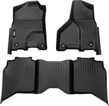 Load image into Gallery viewer, VIWIK Floor Mats Compatible for 2013-2018 Ram 1500/2500/ 3500 Crew Cab, 2019-2024 Ram 1500 Classic Crew Cab, Automotive Car Floor Mats All Weather Custom Floor Liners TPE Black
