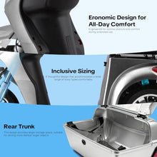Load image into Gallery viewer, Super Large Electric 3 Wheel Mobility Scooters, Heavy Duty 800W Wheelchair Device, 25 Miles Long Range, All Terrain Mobility Scooter，Speed Adjust, Remote Key,Receive Ready to Ride (3 Wheel-Silver)
