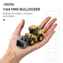 Load image into Gallery viewer, BRRRRT 1/64 RC Bulldozer Toy,Full Proportion RC Construction Vehicles Supports Pushing-Lifting-Moving (Bulldozer).
